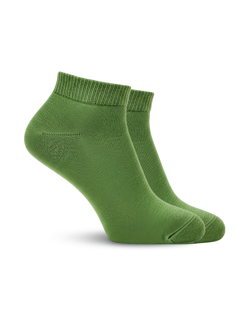 Chaussettes courtes en laine mérinos, vertes