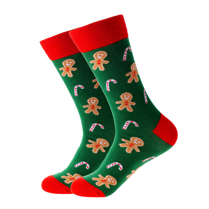 Chaussettes de Noël "Bonhommes en pain d'épices"