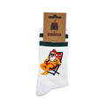 Chaussettes de tennis "Le père Noël en vacances"