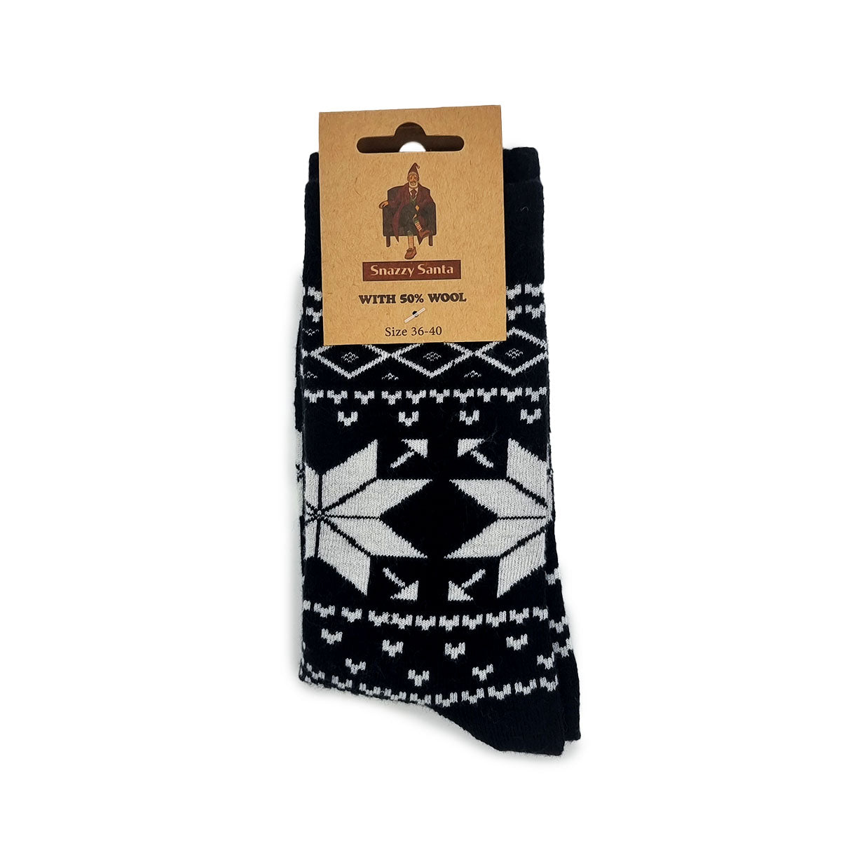 Wool socks "Norwegian symbols"
