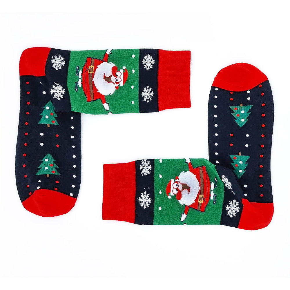 Christmas socks "Santa with very skinny legs"