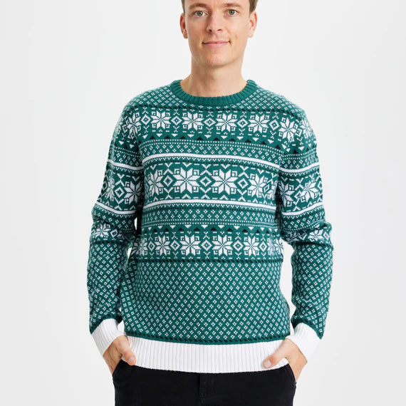 Classic green Christmas sweater