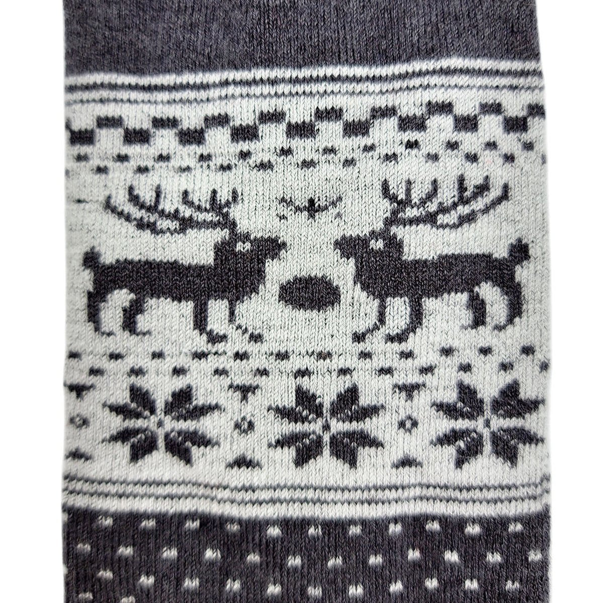 "Reindeer" wool socks