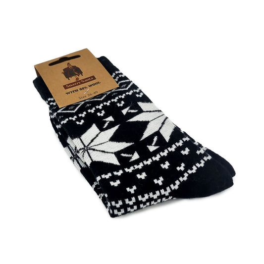 Wool socks "Norwegian symbols"