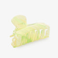 Hair clip "Vivi", green/yellow