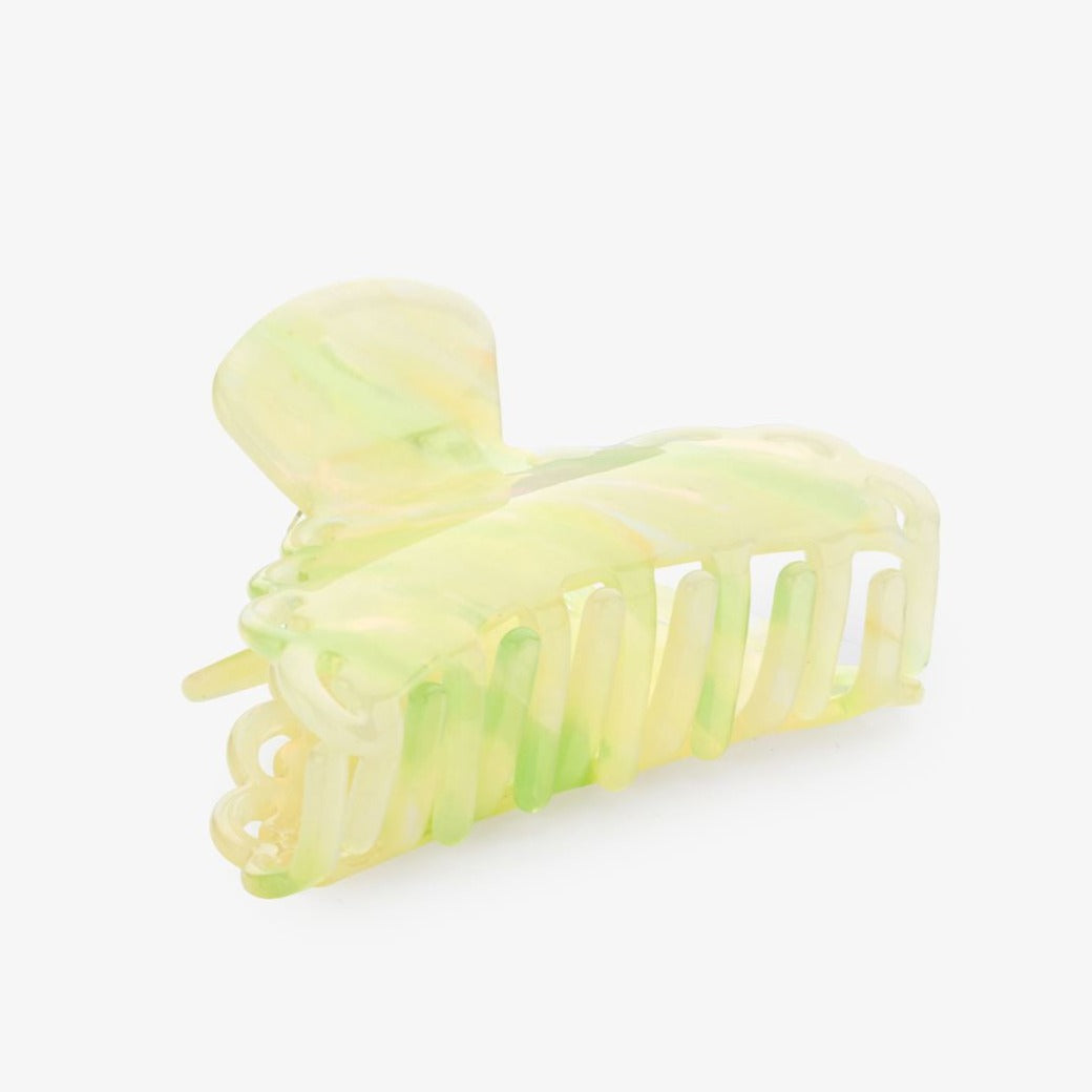Pince à cheveux "Vivi", vert/jaune