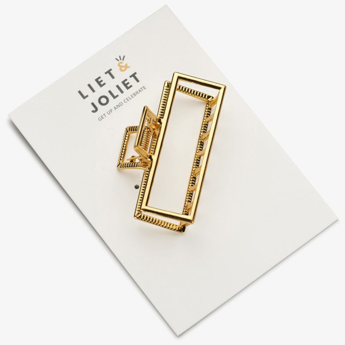 "Gracie" hair clip, gold