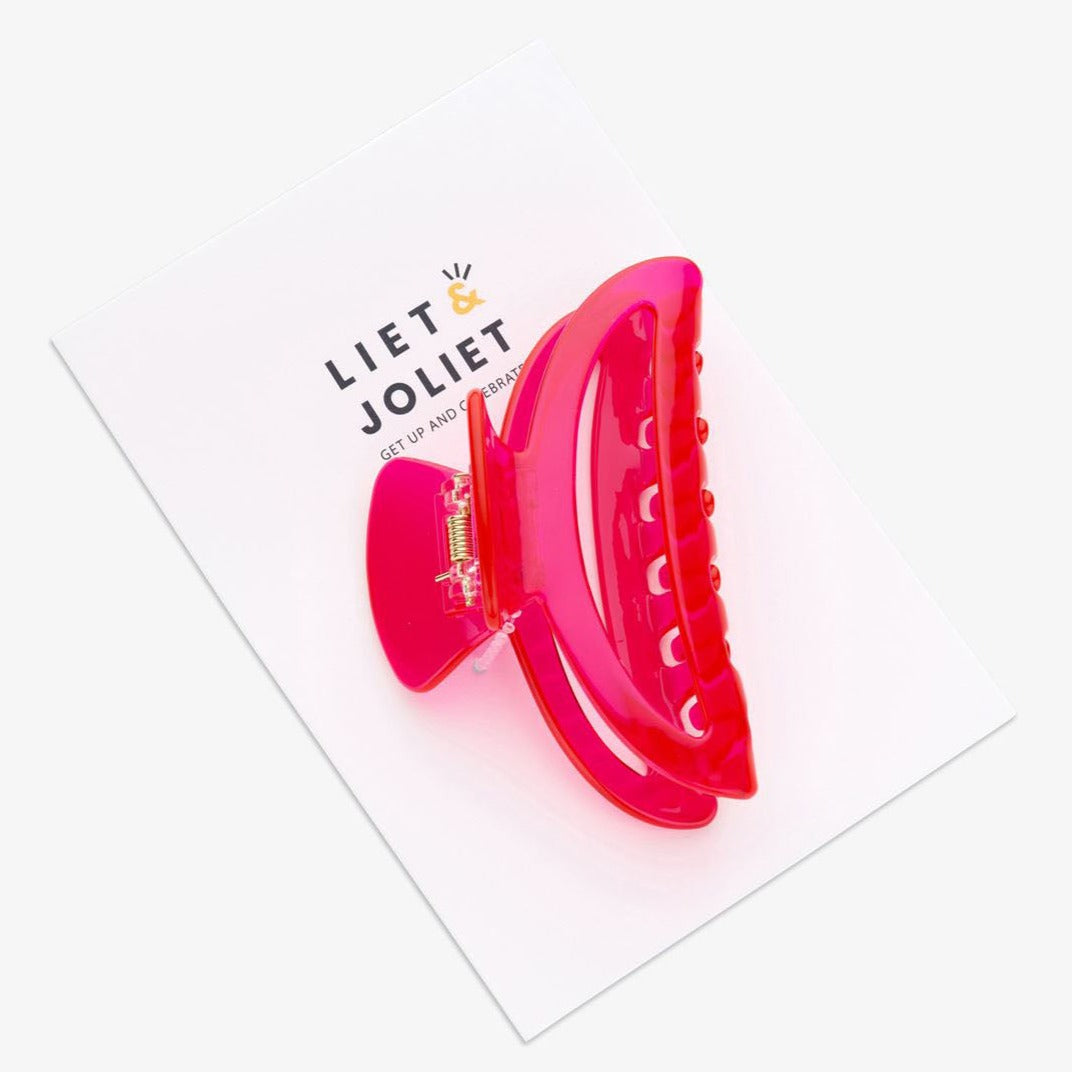Hair clip "Linda", fuchsia