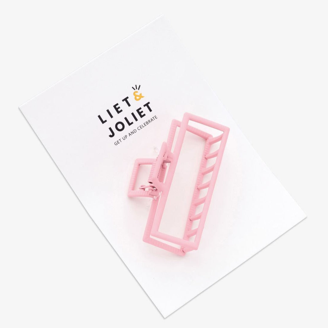"Gracie" hair clip, pink