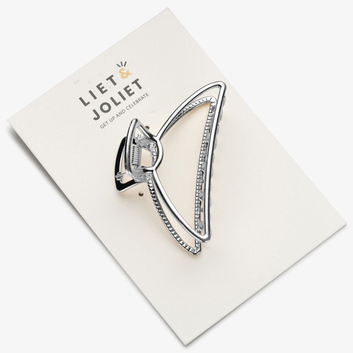 "Caro" hair clip, silver