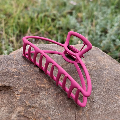 "Caro" hair clip, fuchsia