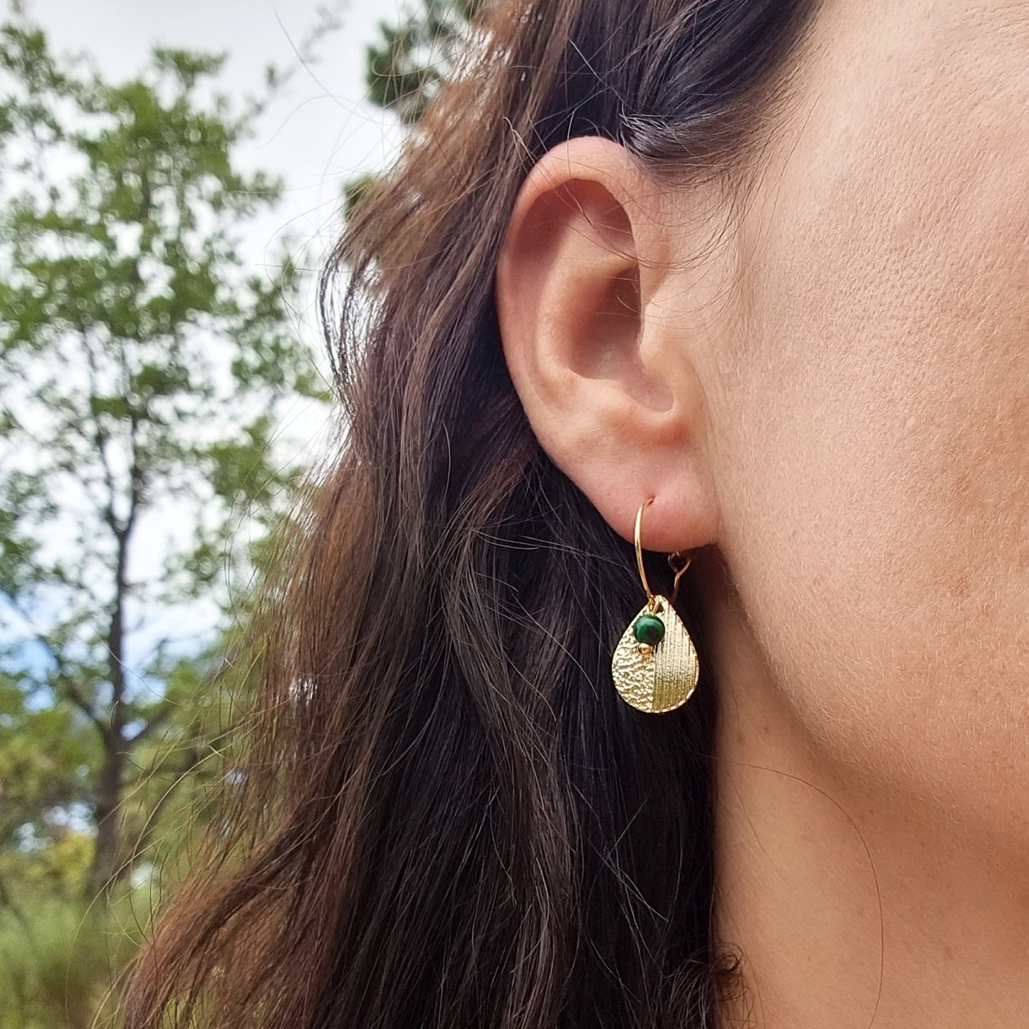Green Hailey earrings