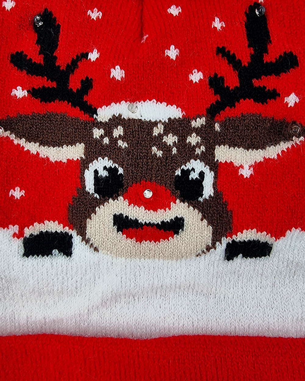 Flashing Christmas Beanie "Oh Deer!"