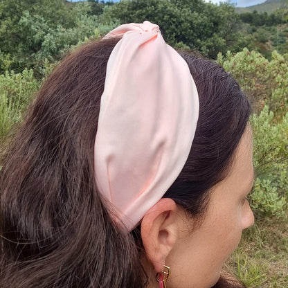 Headband "Daisy" light pink