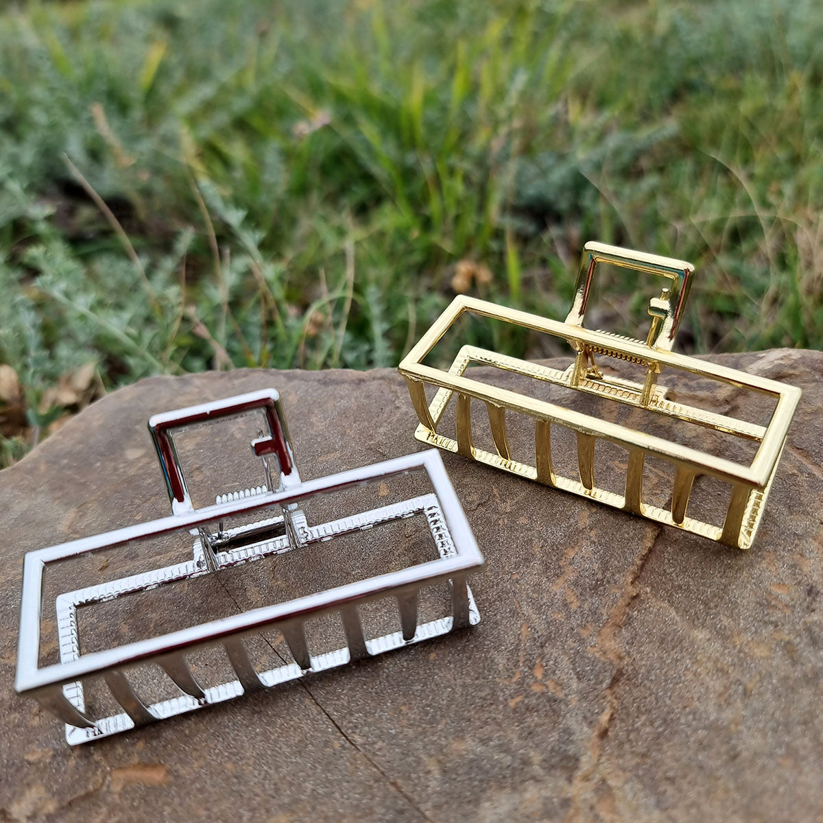 "Gracie" hair clip, gold