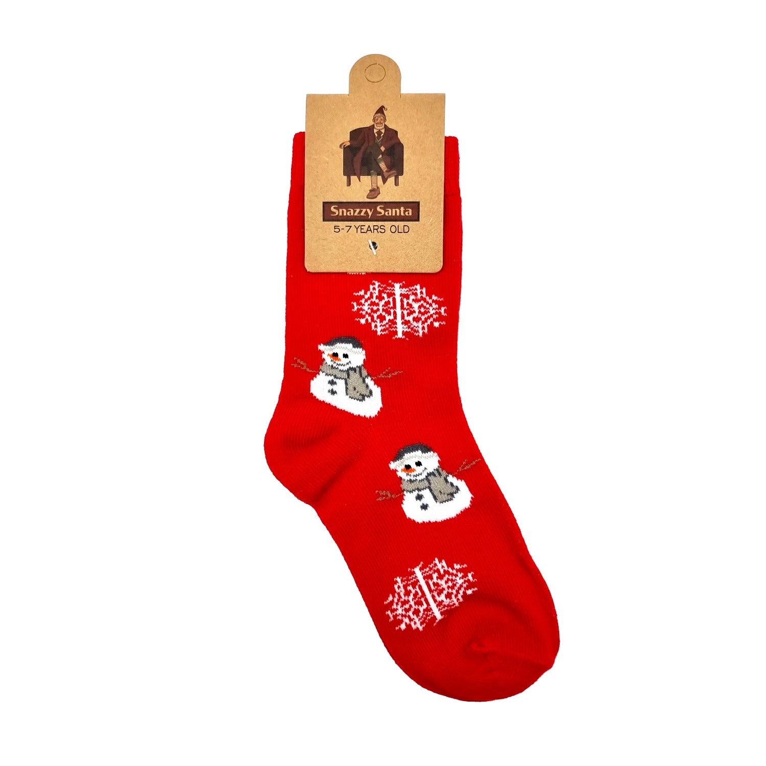 Children's Christmas socks "Snowman"