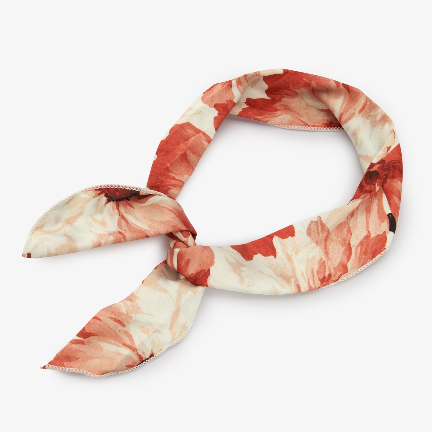 Bandeau avec un fil métallique "Giselle", orange