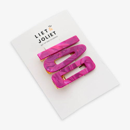 Hairpins "Lucia" lilac