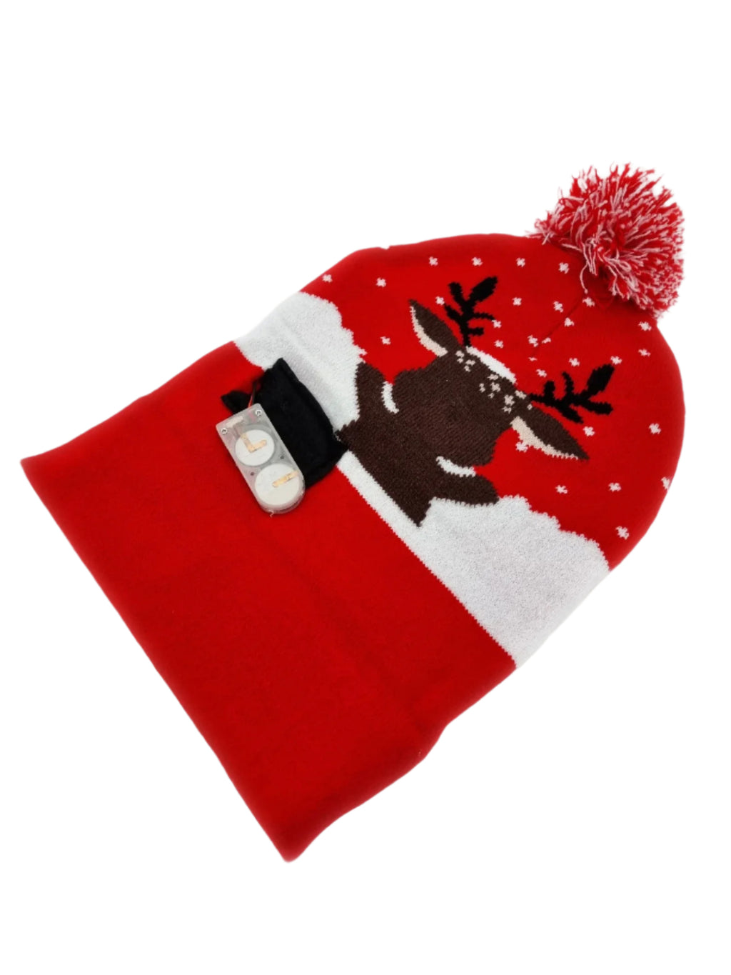 Bonnet de Noël clignotant "Oh Deer!"