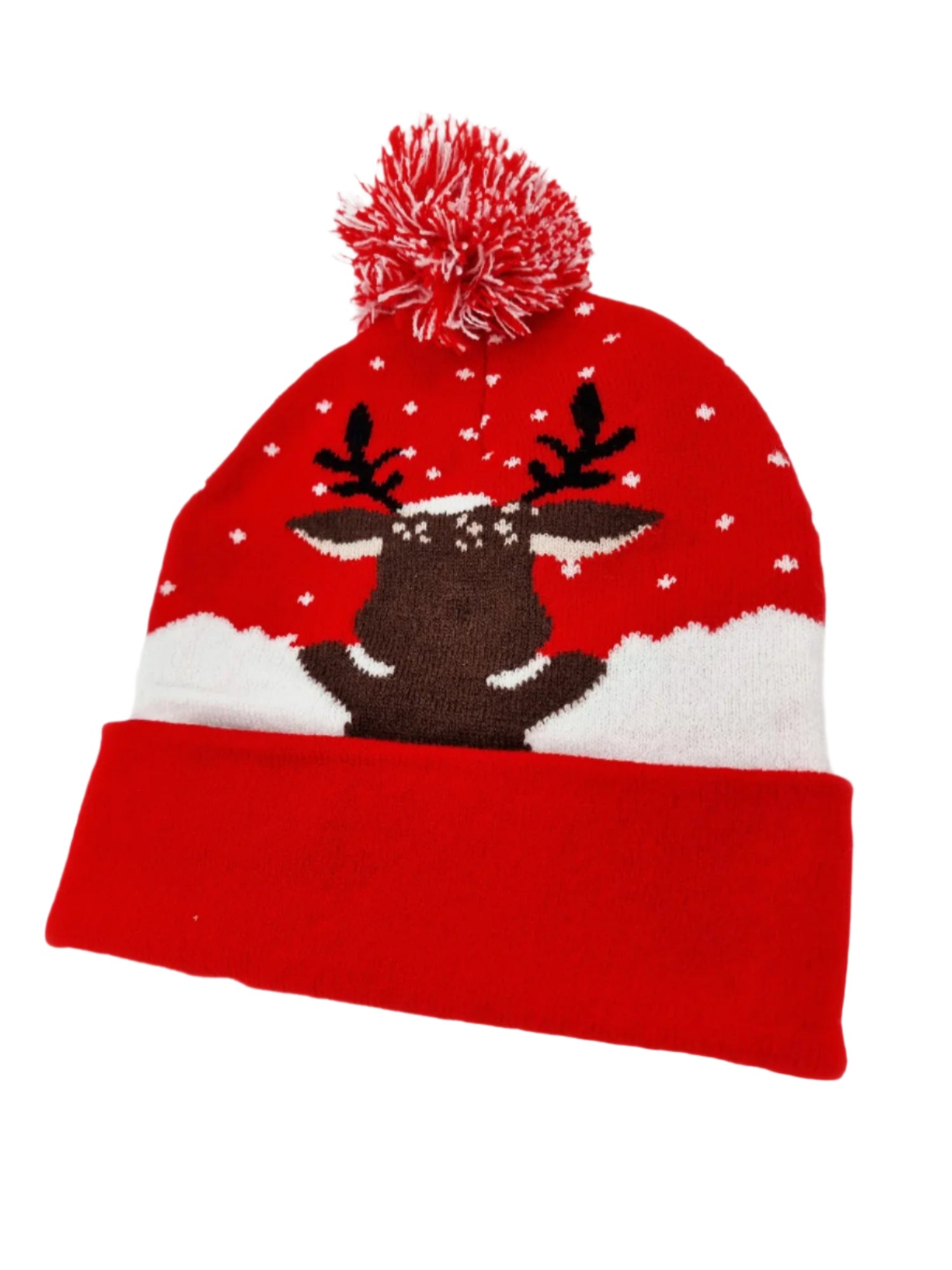 Flashing Christmas Beanie "Oh Deer!"