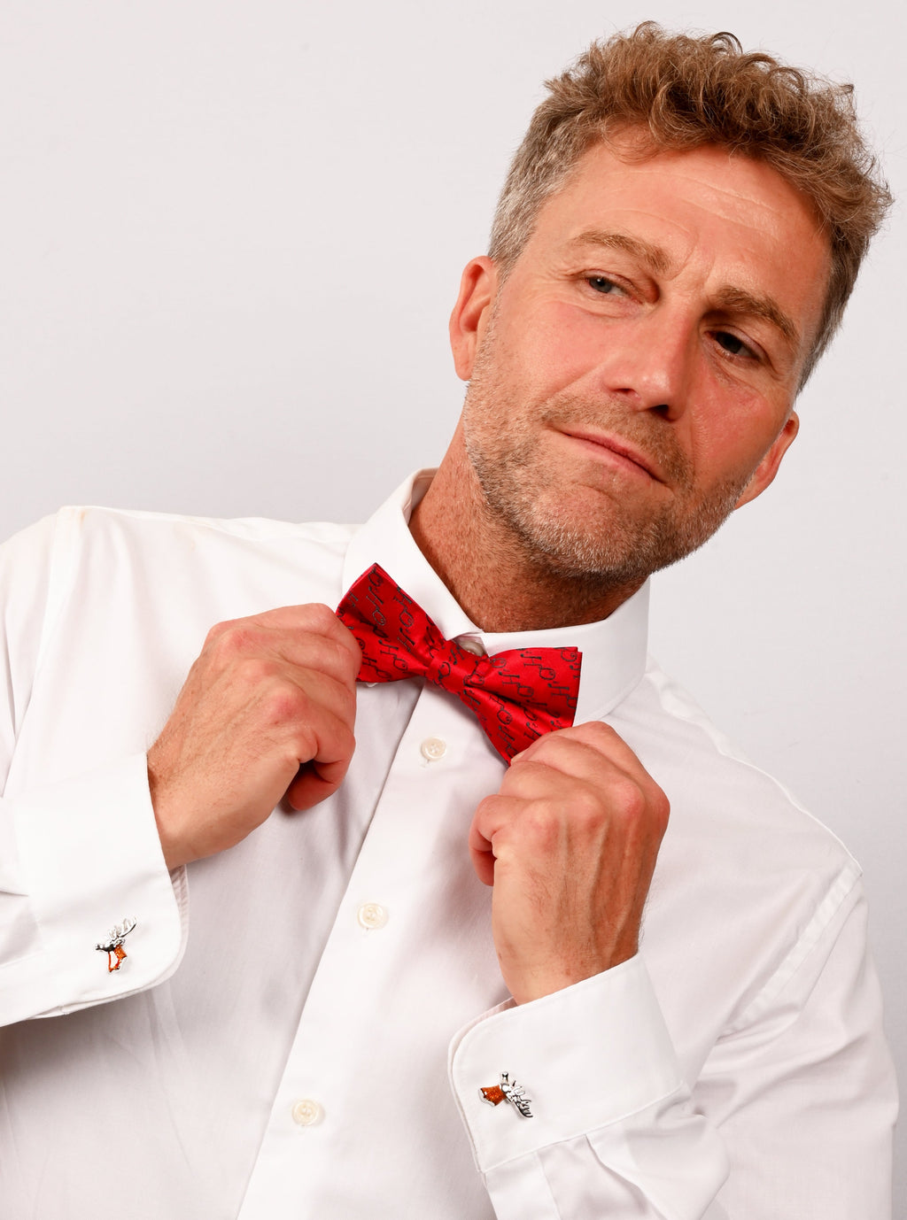 Christmas Bowtie "Ho Ho Ho"