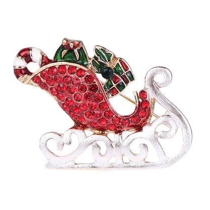 Christmas brooch "The Sleigh"