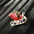 Christmas brooch "The Sleigh"