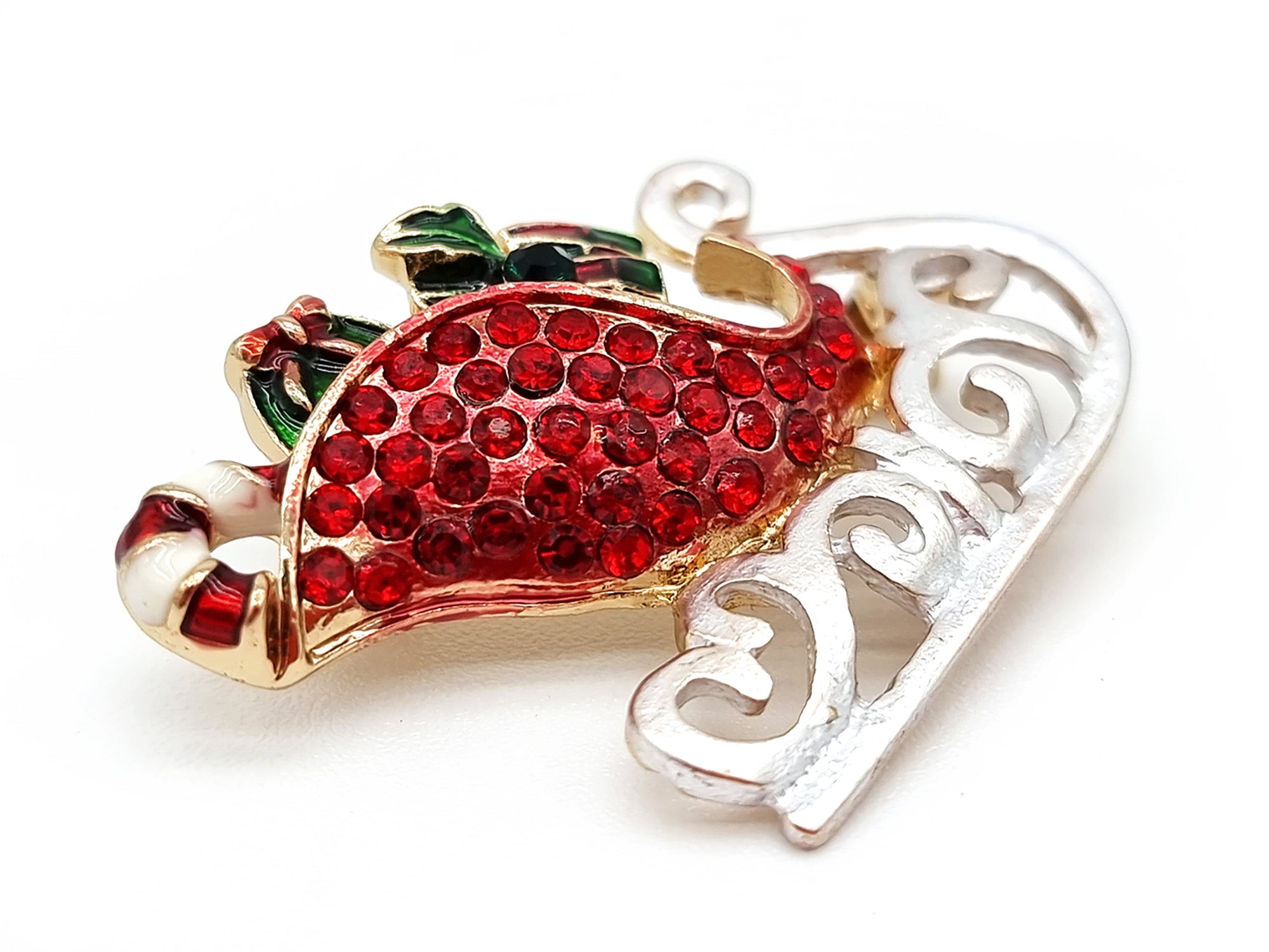 Broche de Noël "Le Traîneau"