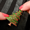 Christmas brooch "Christmas tree"