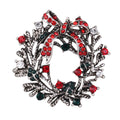 Christmas brooch "X-mas Wreath"