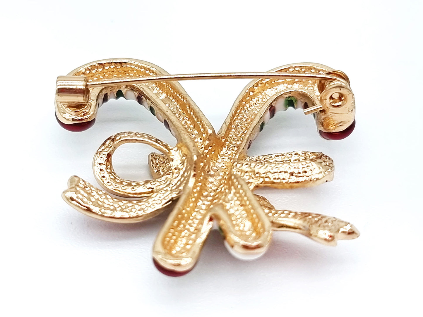Christmas brooch "Candy Canes"