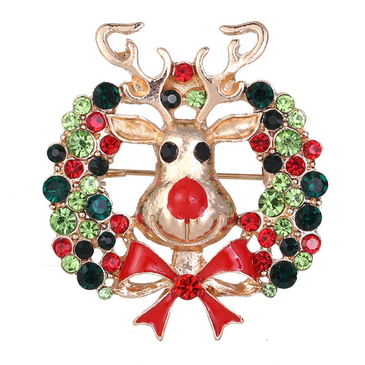 Broche de Noël "Rudolph"