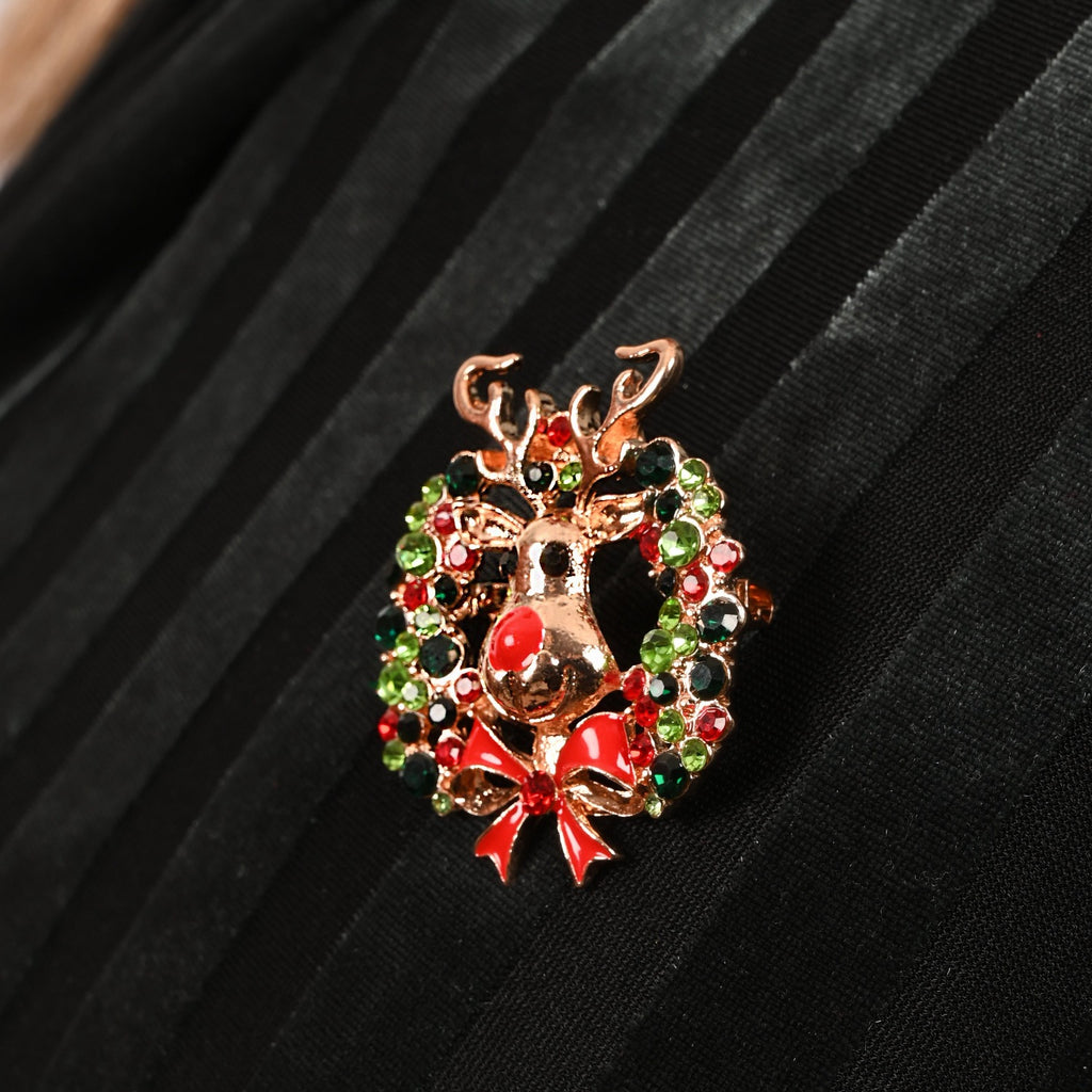 Broche de Noël "Rudolph"