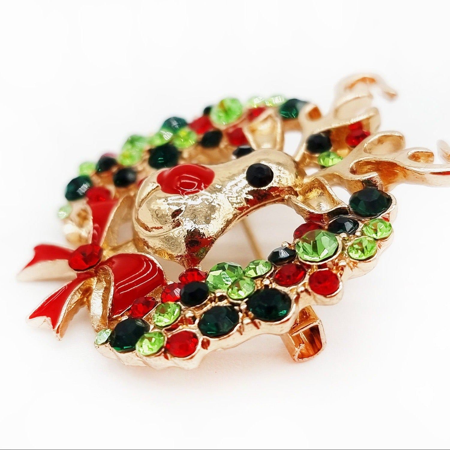Broche de Noël "Rudolph"