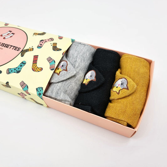 Short socks "Cats", gift box 5 pairs