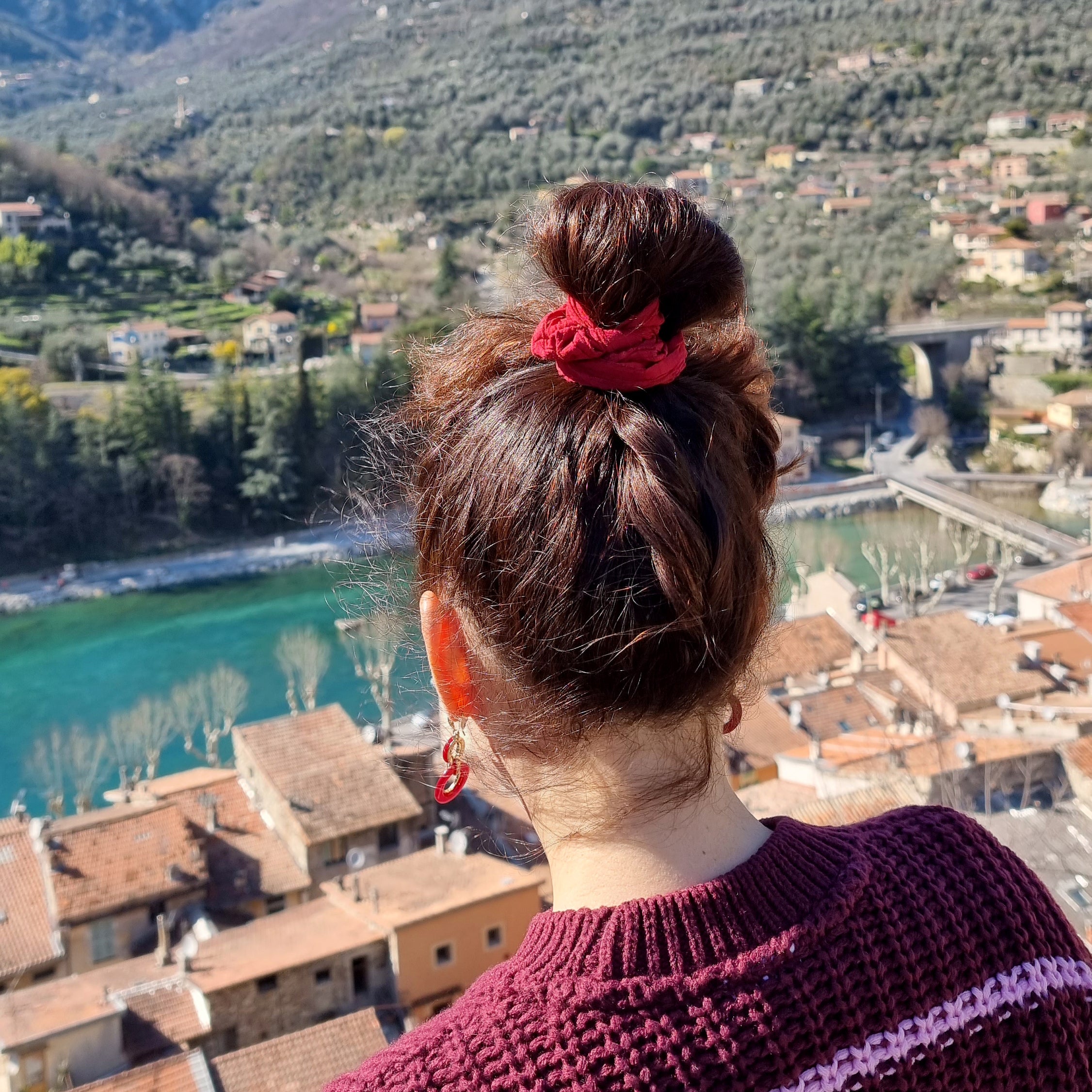 Scrunchie "Jesse" red