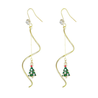 Christmas Earrings "Spirals"