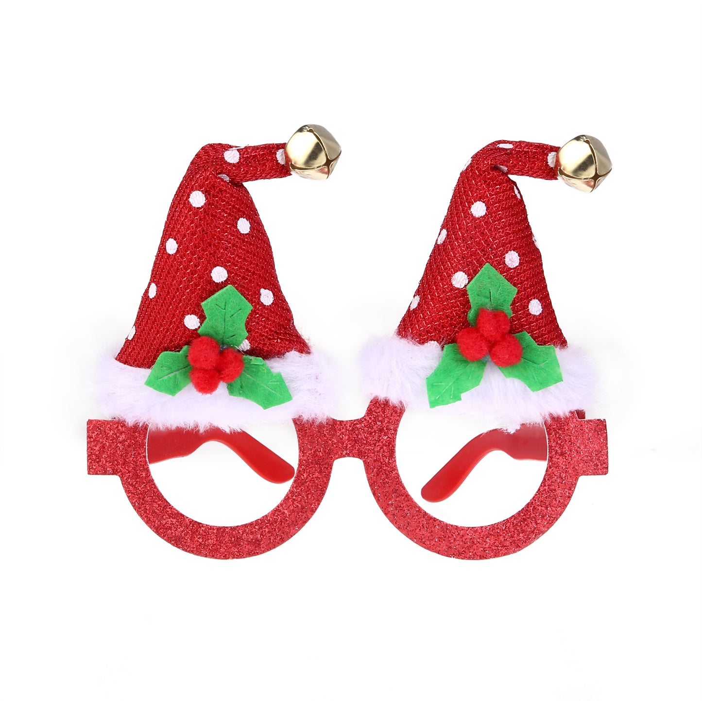 Christmas glasses "Santa's hat"