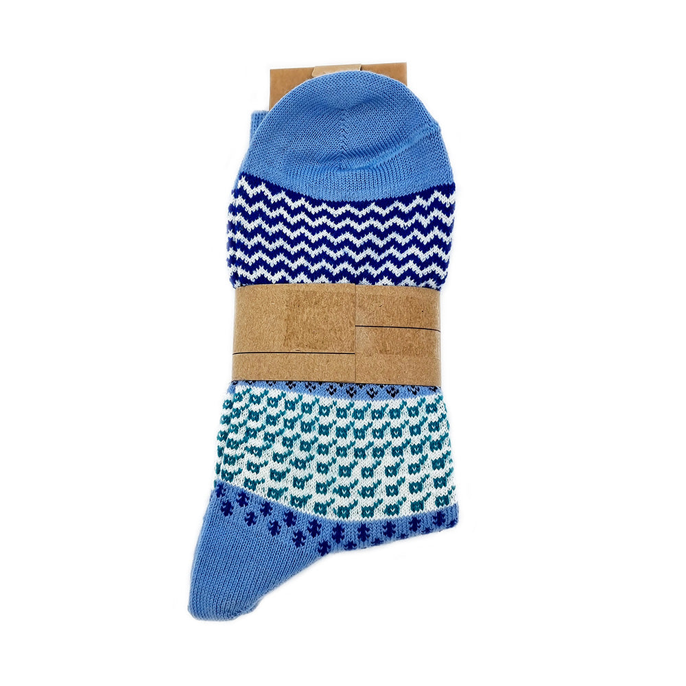 Chaussettes en Laine bleues, lot de 2 paires