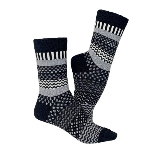 Black socks 45% of wool, 2 pairs