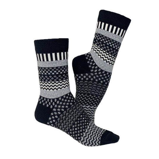 Chaussettes en Laine noires, lot de 2 paires