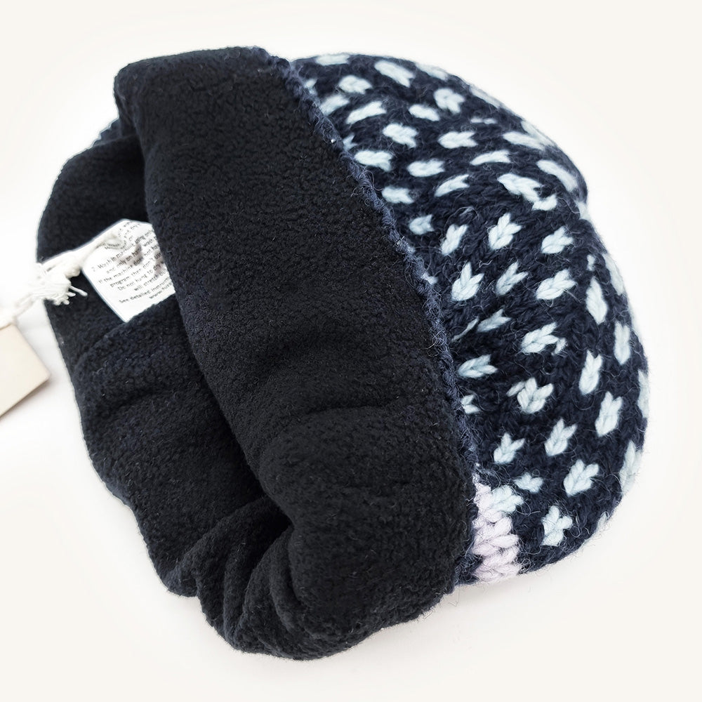 Bonnet unisex "Nordic" en Laine d'Agneau