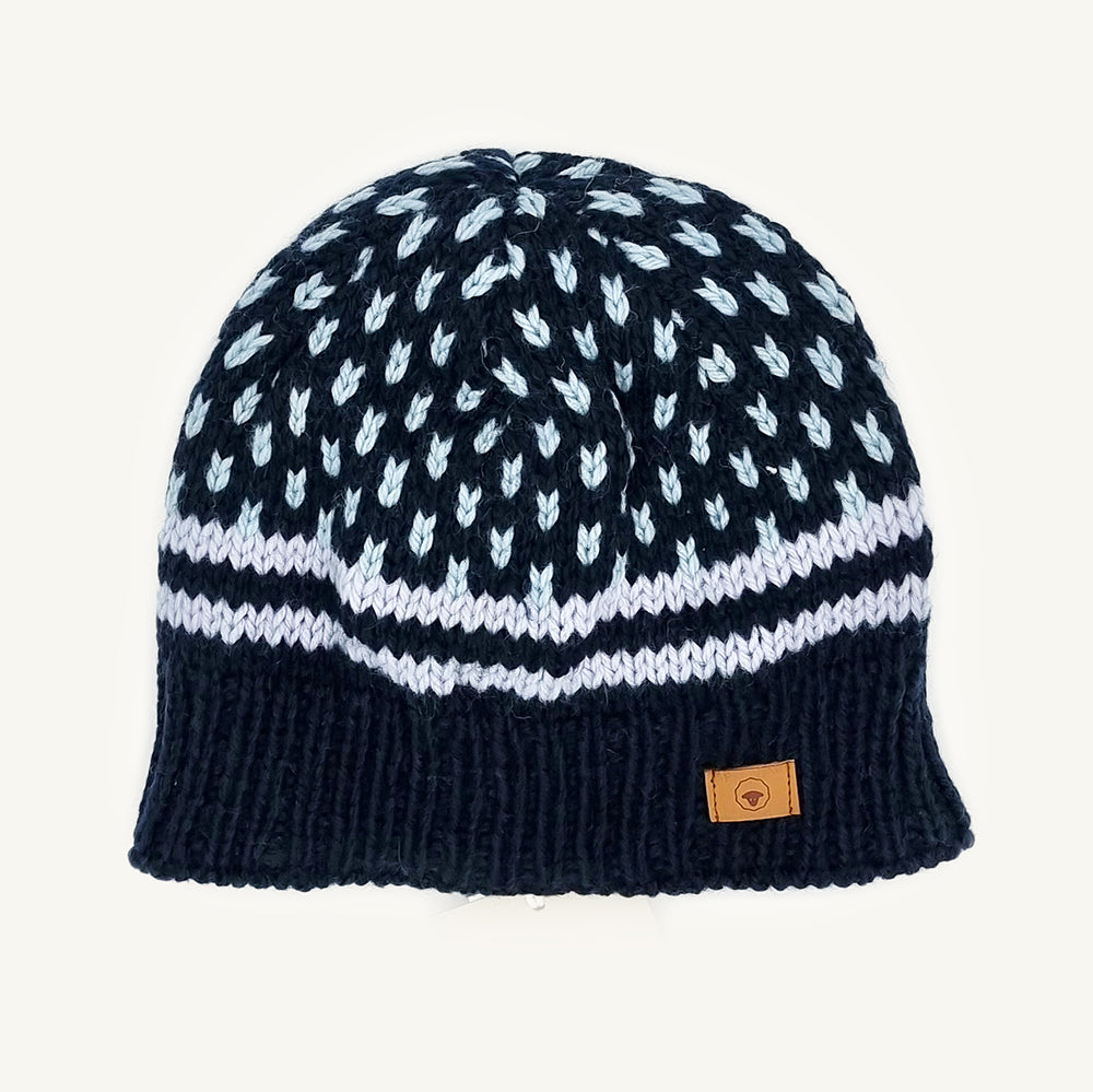 Bonnet unisex "Nordic" en Laine d'Agneau