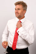 Christmas Tie "Snowflakes"
