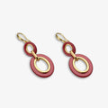 Earrings "Faye" mauve/pink
