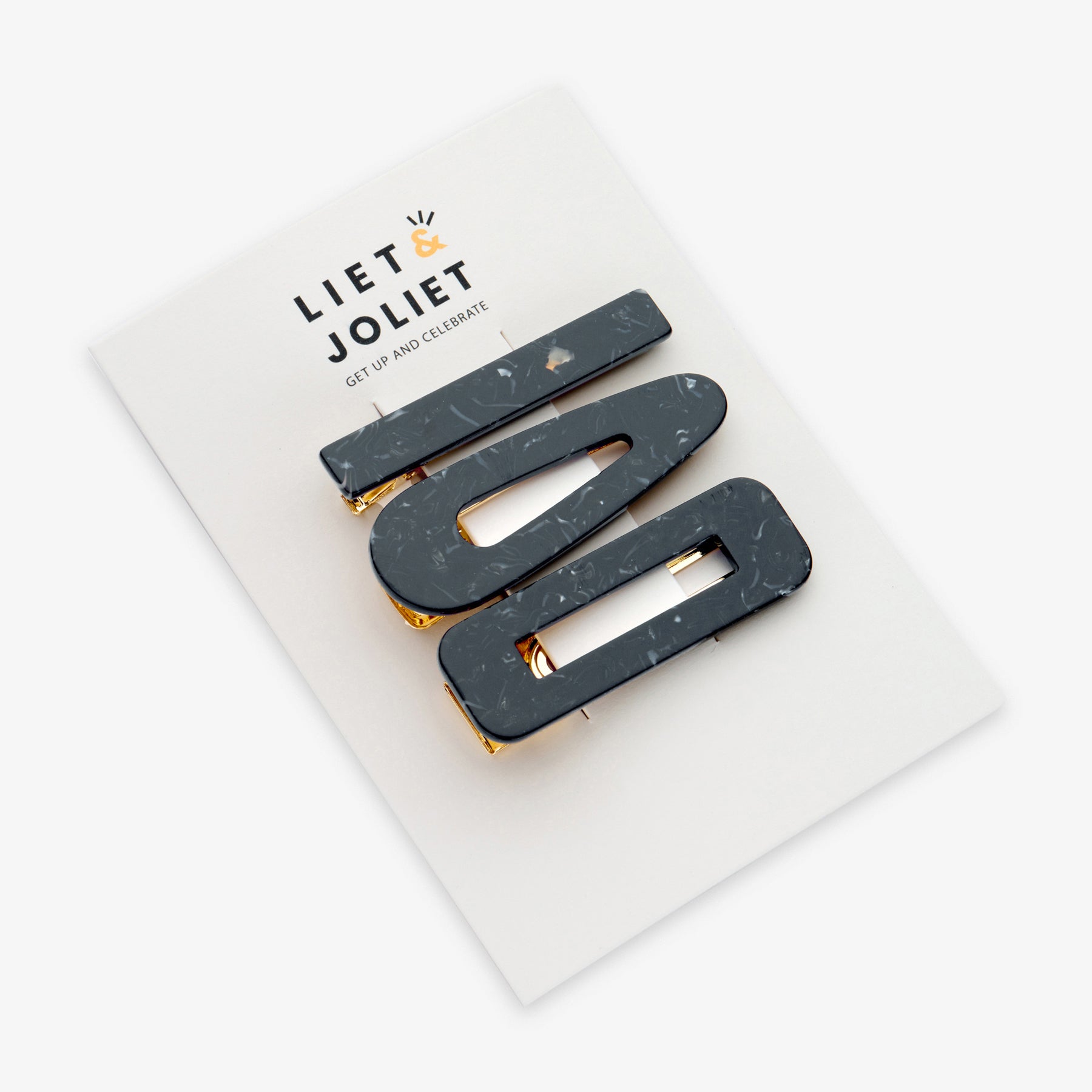 Hairpins "Lucia" black