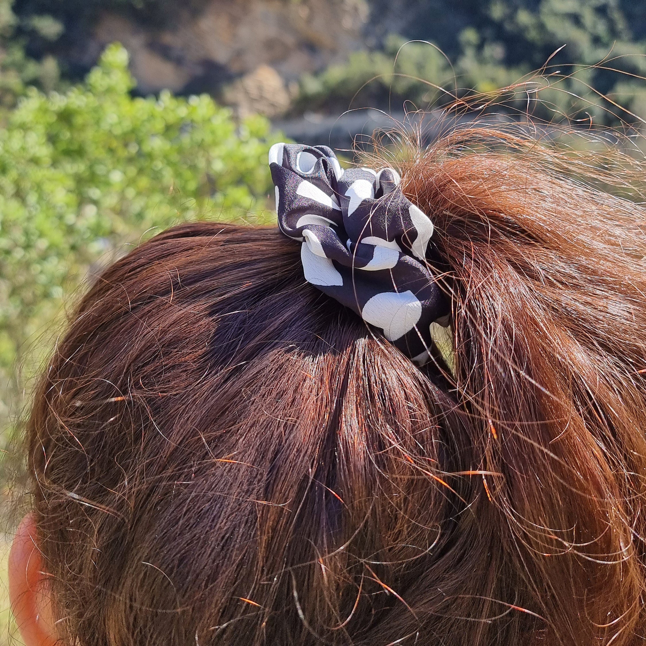 "Rosalia" printed scrunchie