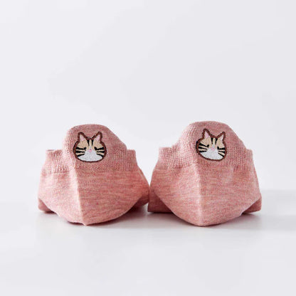 Short socks "Cats" Pink